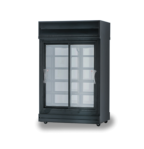 Display Glass Refrigerator - Two Side Door (One Sliding door, Another Open Door)
